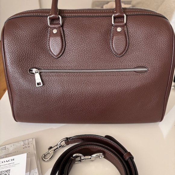 BNWT Authentic Coach Large Rowan in Maple - Picture 4 of 6